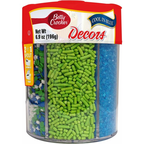 Betty Crocker BC 6 CELL DECORS-COOL IN BLUE 6.9Z BC22705